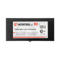 Набір зірок і шестигранників, 40 од. INTERTOOL HT-1848