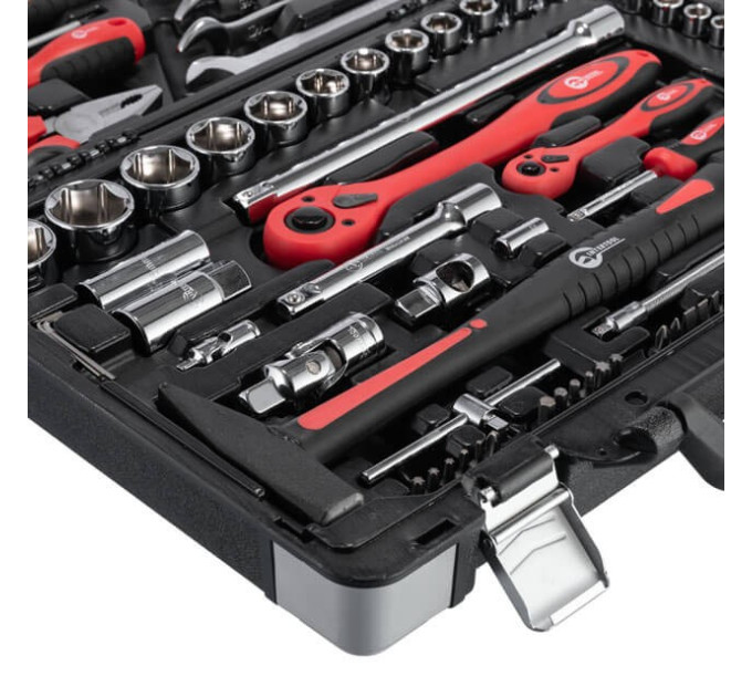 Профессиональный набор инструментов 1/2", 1/4", 78 ед., Cr-V INTERTOOL ET-7078