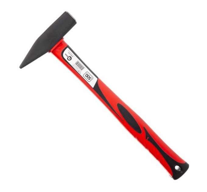 Молоток 500 г, ручка з фібергласу INTERTOOL HT-0205