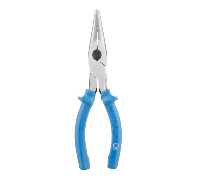 Долгогубцы прямые 180 мм INTERTOOL HT-0122