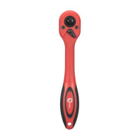 Рукоятка с храповым механизмом изогнута 1/4", 72 зуба, Cr-V, PROF INTERTOOL HT-2107