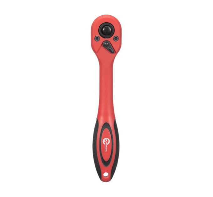 Рукоятка с храповым механизмом изогнута 1/4", 72 зуба, Cr-V, PROF INTERTOOL HT-2107