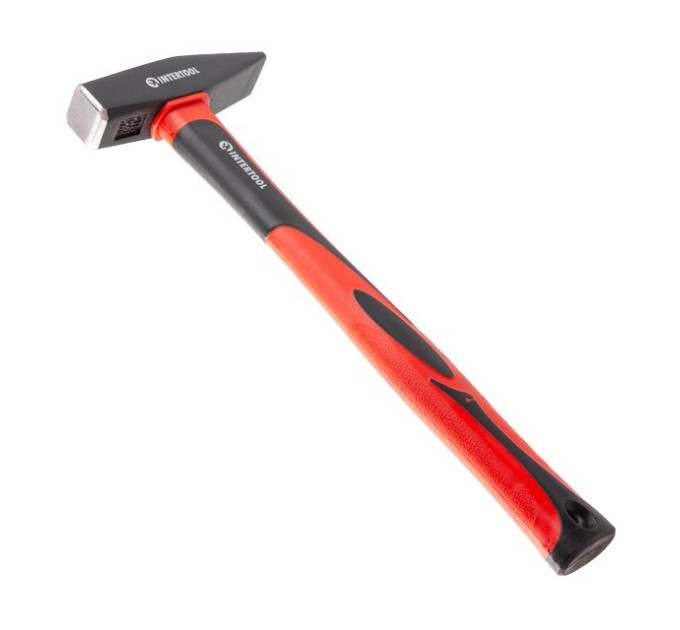 Молоток 500 г, ручка з фібергласу INTERTOOL HT-0205