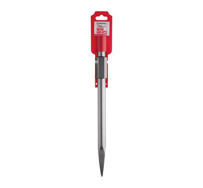 Зубило пикообразное HEX 30*410 мм INTERTOOL SD-0461