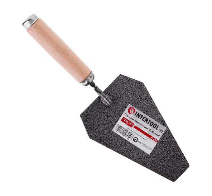 Кельма плиточника "Рублена" INTERTOOL KT-2704