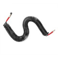 Шланг BLACK M-Flex STORM, 20 м, 5,5*8 мм, спиральный полиуретановый с поворотным шарниром, латунными быстроразъемными соединениями INTERTOOL PT-1792