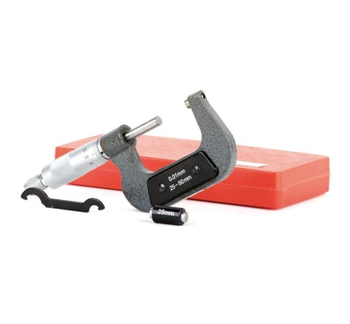 Микрометр 25-50 мм INTERTOOL MT-3042