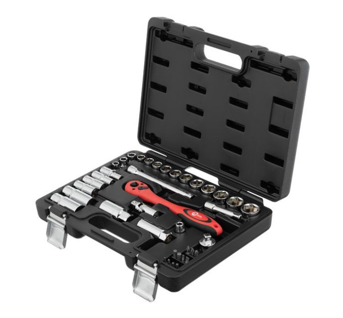 Профессиональный набор инструментов 3/8", 39 ед., Cr-V INTERTOOL ET-6039