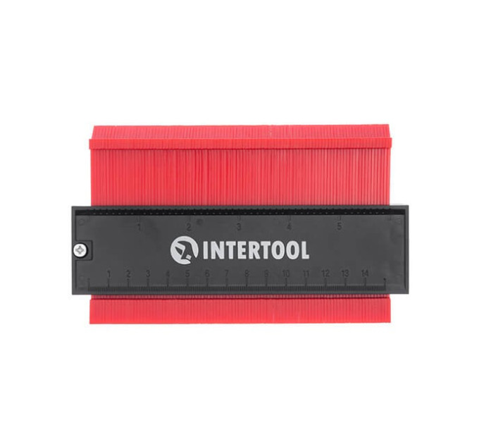 Шаблон для копіювання контуру 150 мм, ABS, з фіксатором INTERTOOL MT-0015