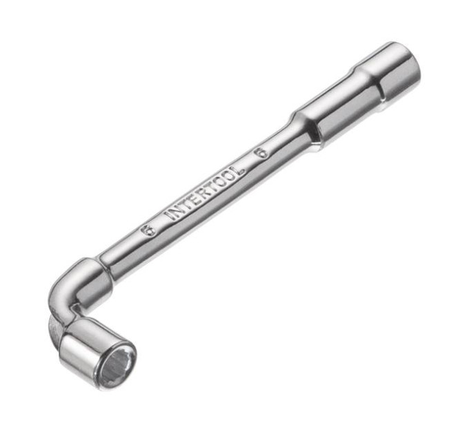 Ключ торцевой с отверстием L-образный 6 мм INTERTOOL HT-1606