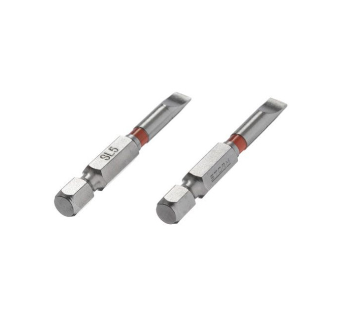 Комплект викруткових насадок SL5, S2, 2 од., STORM INTERTOOL VT-0229