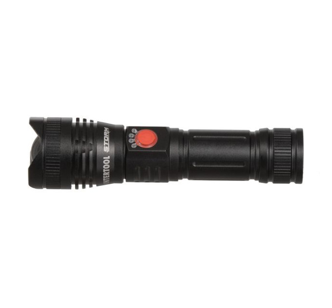 Фонарь ручной 1200 Лм, 3 режима, Alu, STORM INTERTOOL LB-0130