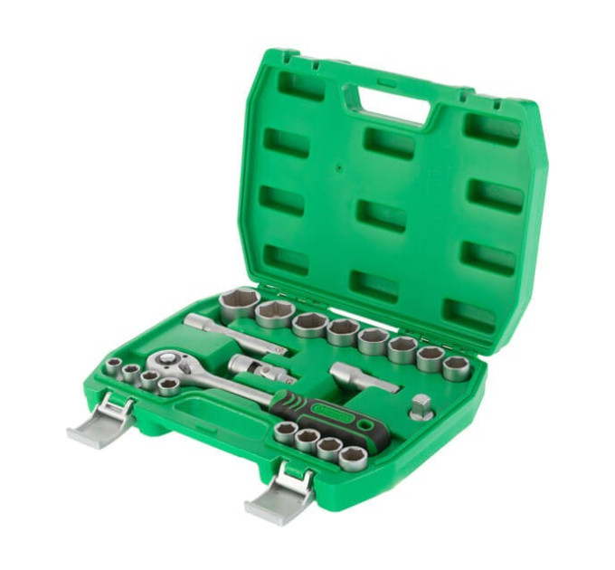 Набор инструментов 1/2", 21 ед. INTERTOOL ET-6021SP