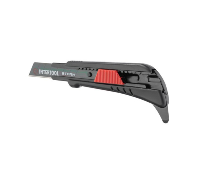 Ніж сегментний 18 мм, для лінолеуму, металева напрямна, STORM INTERTOOL HT-0538