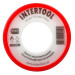 Стрічка тефлонова, фум (политетрафторетиленова) 15 м, 0.1*12 мм, 0.2 г/см³ INTERTOOL IT-0001