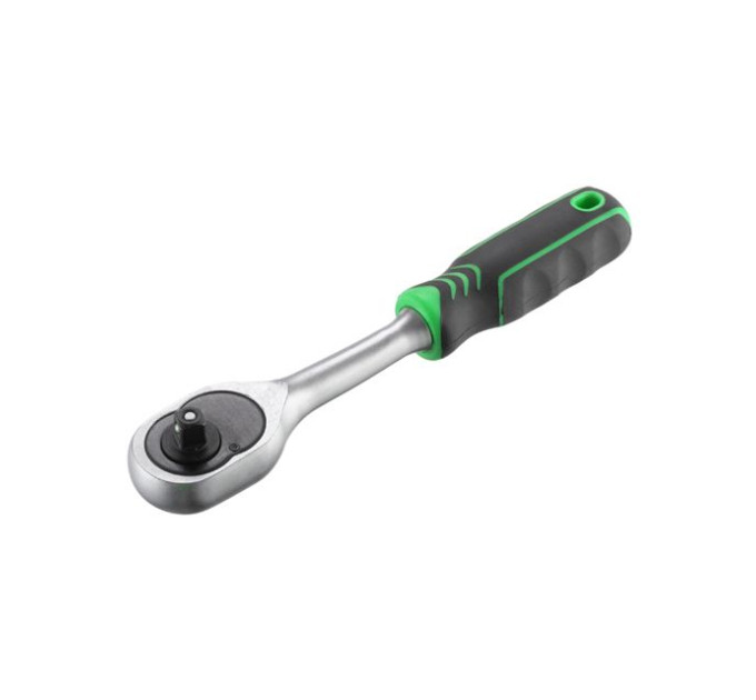 Рукоятка с храповым механизмом 1/4", 72 зуба, Cr-V INTERTOOL HT-2124