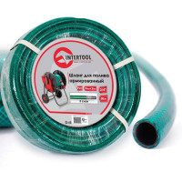 Шланг садовый 3 слойный, зеленый, 3/4", 30 м, армированный, PVC INTERTOOL GE-4045