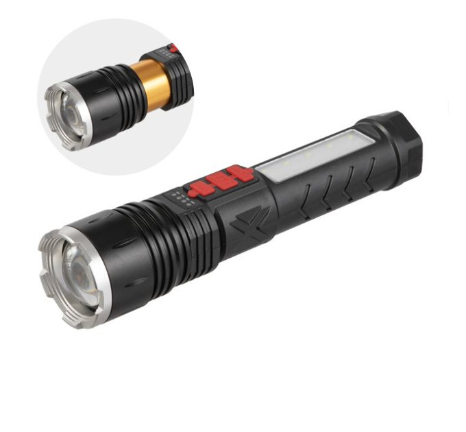 Фонарь ручной мульти, 6 режимов INTERTOOL LB-0125