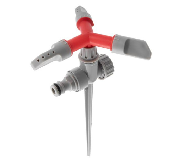 Дождевальное устройство круговой вращающейся головкой на колу, PP, ABS, Zinc alloy INTERTOOL GE-0055
