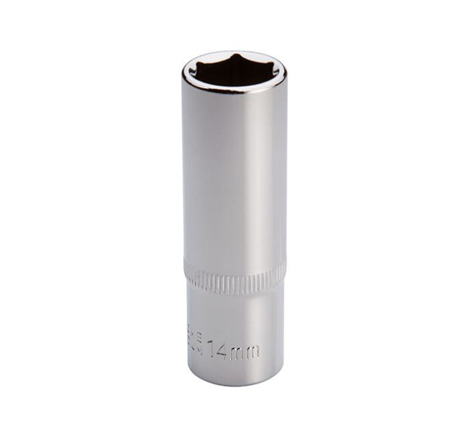 Головка шестигранная удлиненная STORM 3/8", 14 мм, Cr-V INTERTOOL ET-0424