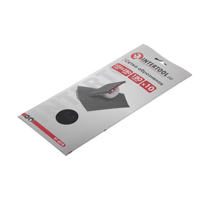 сетка абразивная 280*105 мм, К180, 10 ед. INTERTOOL KT-6018