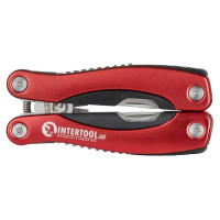 Мультиінструмент 160 мм, 12 в 1, з чохлом INTERTOOL HT-0541 Мультиінструмент 160 мм, 12 в 1, з чохлом INTERTOOL HT-0541
