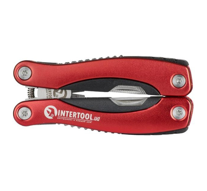 Мультиинструмент 160 мм, 12 в 1, с чехлом INTERTOOL HT-0541