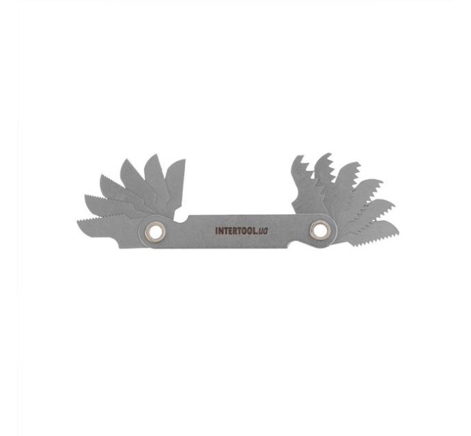 Резьбомер метрический 12 ед. (0,5-3,0) INTERTOOL SD-8400