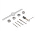 набор плашек M4-M8, метчиков M4-M8, 10 ед. INTERTOOL SD-8025