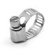 Хомут сталевий оцинкований 8 мм, D 6-16 мм INTERTOOL TC-0006