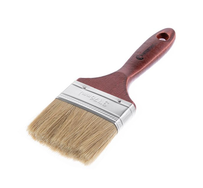 Кисть флейцевая 76*17.5*50 мм INTERTOOL KT-1076