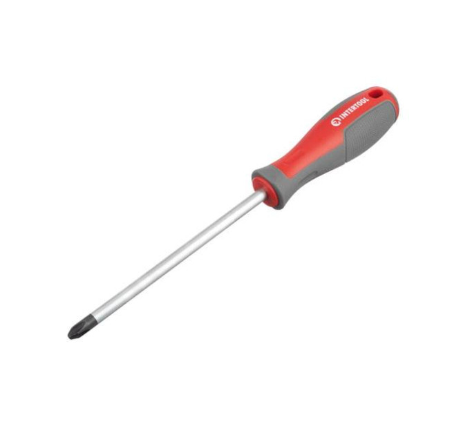 Отвертка крестовая PH3*150 мм, Cr-V INTERTOOL VT-3324