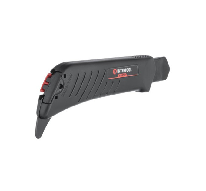 Ніж сегментний 18 мм, для лінолеуму, металева напрямна, STORM INTERTOOL HT-0538