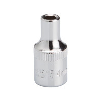 Головка шестигранная STORM 1/4", 4 мм, Cr-V INTERTOOL ET-0432