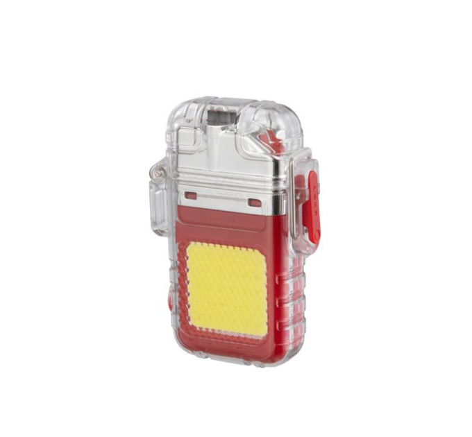 Фонарь брелок с плазменной зажигалкой INTERTOOL LB-0165