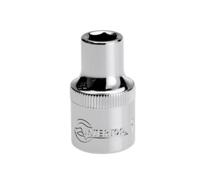 Головка шестигранная STORM 1/2", 9 мм, Cr-V INTERTOOL ET-0009