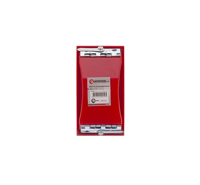 Брусок для шлифовки 85*165 мм, металлический зажим INTERTOOL HT-0001