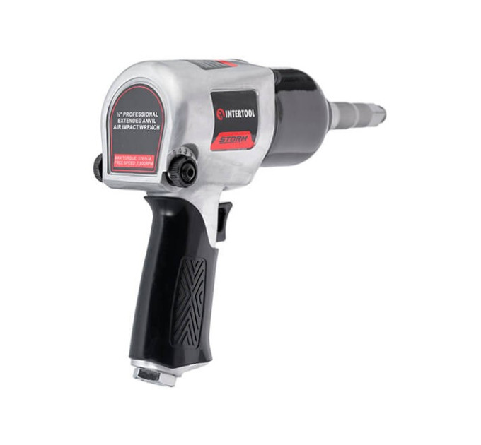 Гайковерт пневматичний професійний 1/2", 576 Нм, 7500 об/хв INTERTOOL PT-1103