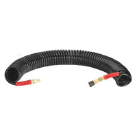 Шланг BLACK M-Flex STORM, 15 м, 8*12 мм, спиральный полиуретановый с поворотным шарниром, латунными быстроразъемными соединениями INTERTOOL PT-1797 Шланг BLACK M-Flex STORM, 15 м, 8*12 мм, спиральный полиуретановый с поворотным шарниром, латунными быстроразъемными соединениями INTERTOOL PT-1797