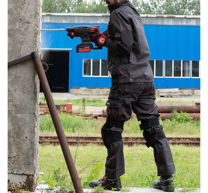 Брюки рабочие 80% полиэстер, 20% хлопок, плотность 260 г/м², L INTERTOOL SP-3013