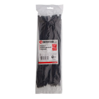 Хомут пластиковый 4,8*300 мм, черный, 100 ед. INTERTOOL TC-4831