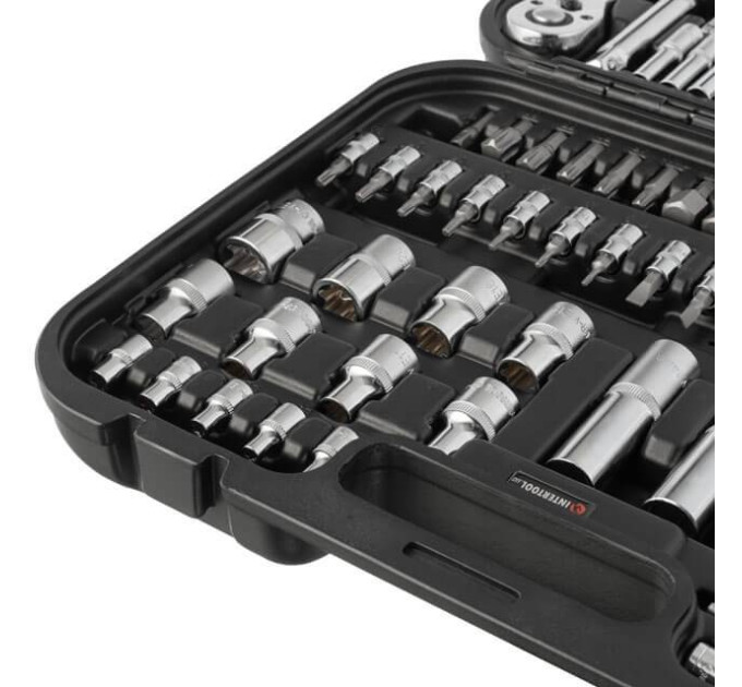 Набор инструментов 111 ед., STORM, 1/2", 1/4", Cr-V INTERTOOL ET-8111