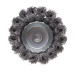 Щітка чашкова 75 мм для дриля, 1/4" (пучки крученого дроту) INTERTOOL BT-3075