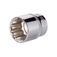 Головка двенадцатигранная STORM 1/2", 27 мм INTERTOOL ET-0227