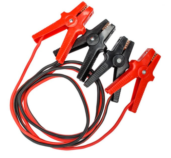 Пусковые провода 200 А, 2.5 м, до -40°C, чехол INTERTOOL AT-3040