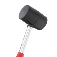 Киевлянка резиновая 450 г, черная резина, металлическая ручка INTERTOOL HT-0231