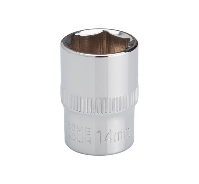 Головка шестигранная STORM 3/8", 14 мм, Cr-V INTERTOOL ET-0414