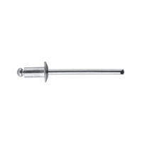 Заклепка алюминиевая 4.0*8.0 мм, 50 ед. INTERTOOL RT-4008