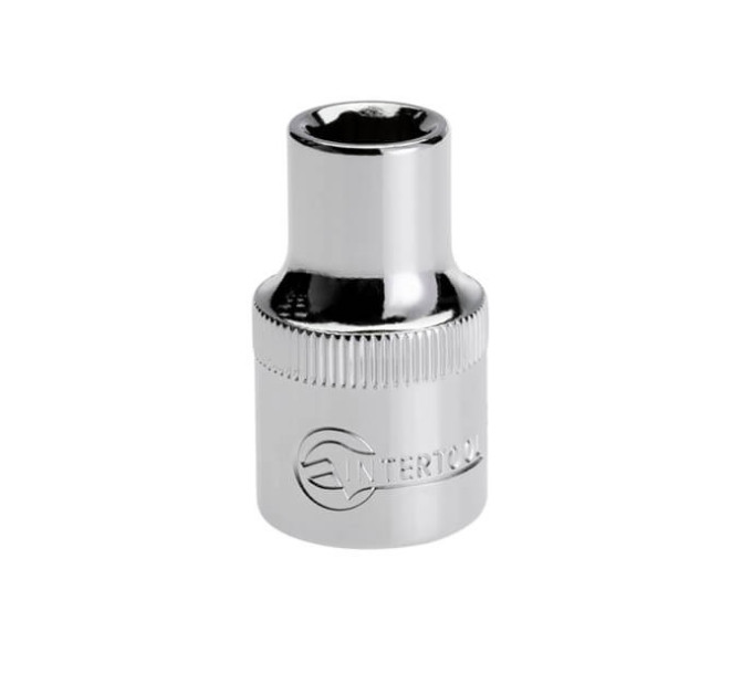 Головка шестигранная STORM 1/2", 10 мм, Cr-V INTERTOOL ET-0010