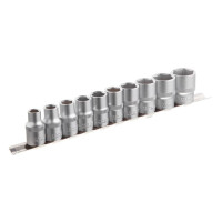 Набор головок на планке 10-24 мм, 1/2", 10 ед. INTERTOOL ET-6011